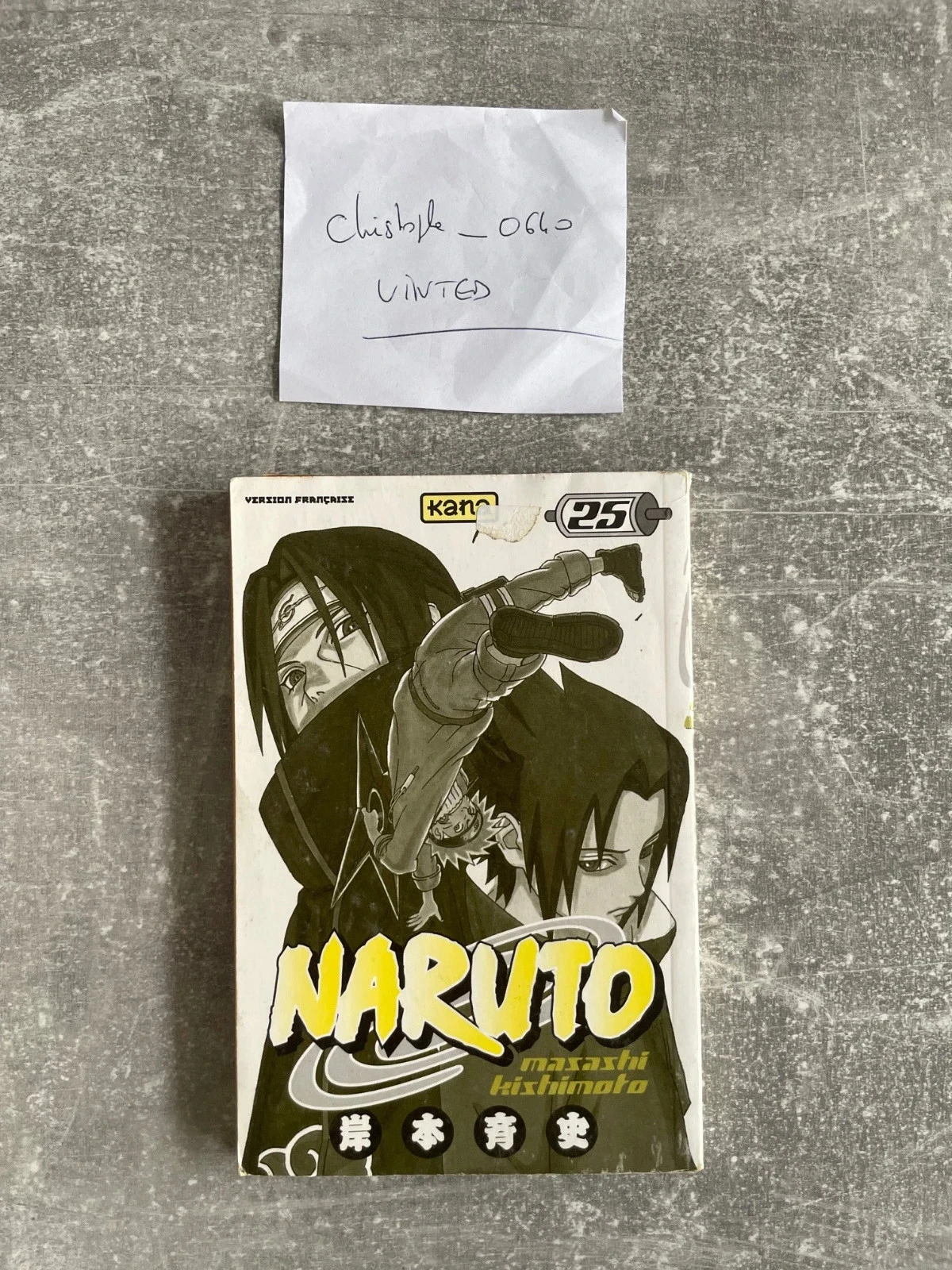 Manga Naruto tome 25 version française.
